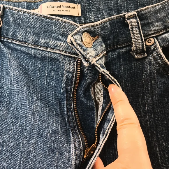 Lee Relaxed Boot Cut Jeans Size 14 Short - Picture 11 of 15